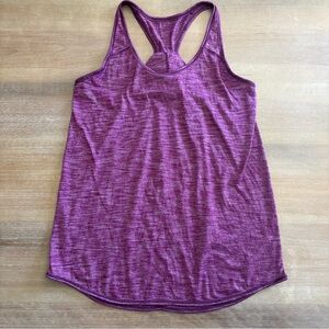 Lululemon Essential Tank Heathered Fuschia Racerback Style, Size 4*